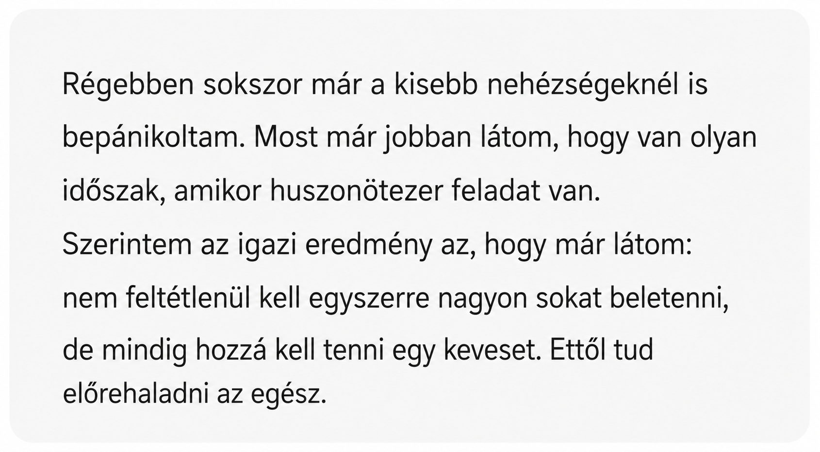 Visszajelzés az ÉN 2.0 programról